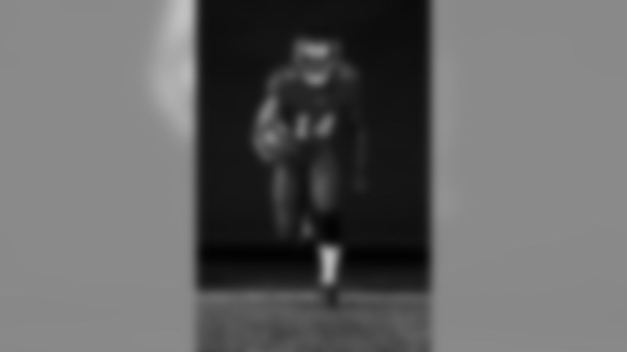 TAMPA, FL - Wide Receiver Chris Godwin #14 in the Buccaneers' new, red and pewter uniform combination. Photo by Tampa Bay Buccaneers