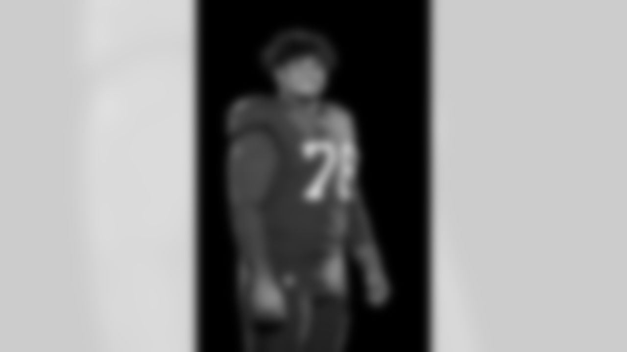TAMPA, FL - June 07, 2021 - Tackle Tristan Wirfs #78 of the Tampa Bay Buccaneers during 2021 Asset Shoot. Photo By Kyle Zedaker/Tampa Bay Buccaneers