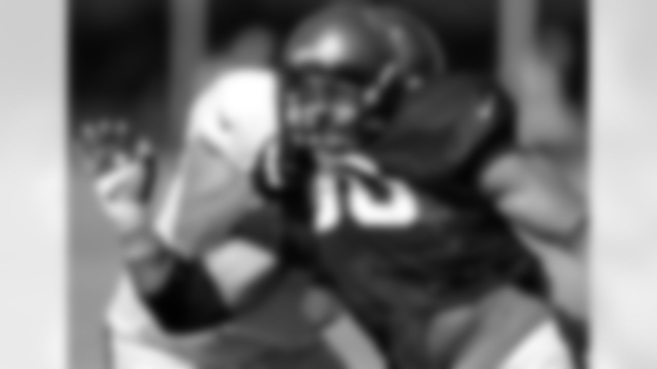 The player who will line up next to Pro Bowl DT Gerald McCoy will be manning the "tilt-nose" position that was primarily the jurisdiction of Roy Miller last year, and Miller is now a Jaguar. The Buccaneers brought in one candidate for that spot through free agency in Derek Landri, and another through the draft in Akeem Spence, joining 2012 holdover Gary Gibson. Head Coach Greg Schiano said on Monday that Spence has performed well in camp, but he has very strong competition from the two veterans.