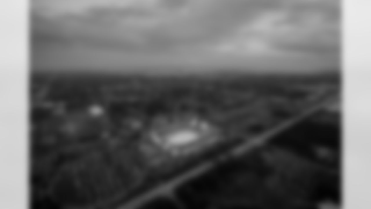TAMPA, FL - September 09, 2021 - An aerial view before the game between the Dallas Cowboys and Tampa Bay Buccaneers at Raymond James Stadium. The Buccaneers won the game, 31-29. Photo By Will Vragovic/Tampa Bay Buccaneers