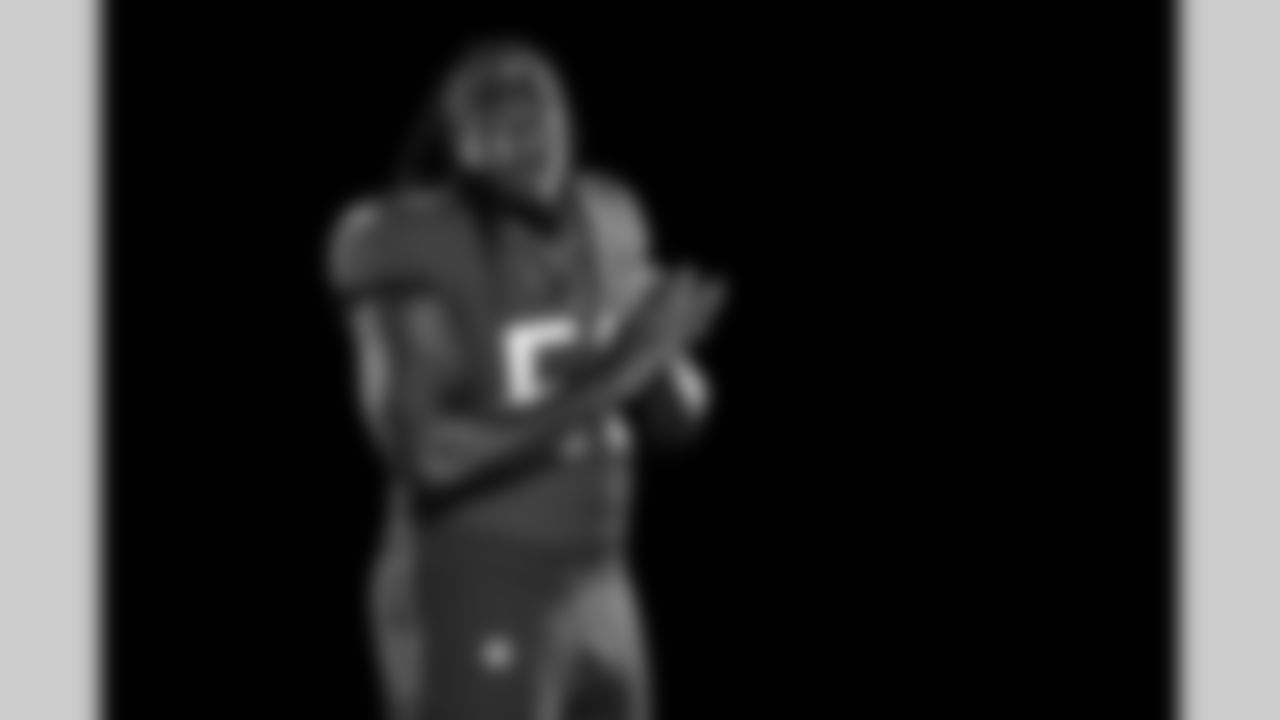 TAMPA, FL - June 07, 2021 - Defensive Tackle Rakeem Nunez-Roches #56 of the Tampa Bay Buccaneers during 2021 Asset Shoot. Photo By Tori Richman/Tampa Bay Buccaneers