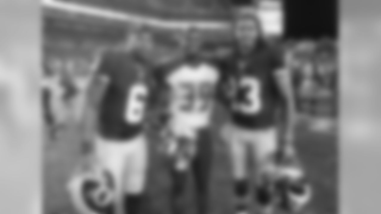 Bucs S Isaiah Johnson, Redskins WR T.J. Thorpe and Redskins WR Maurice Harris