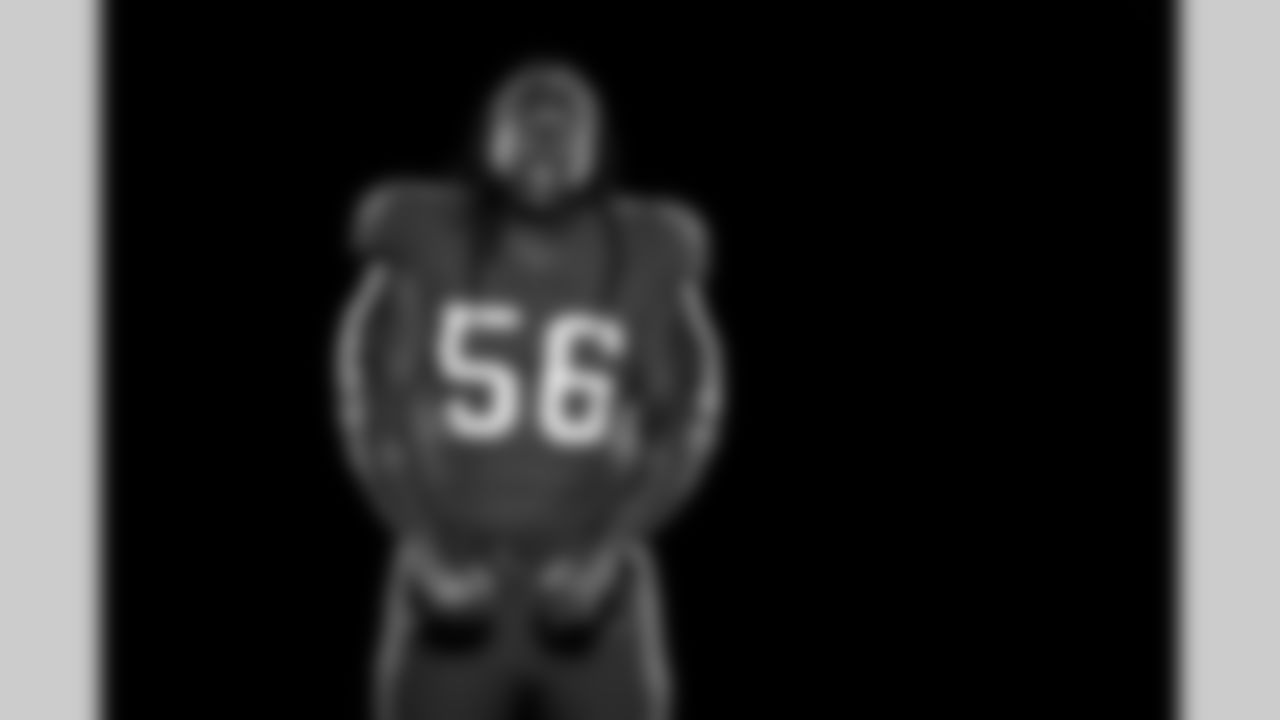 TAMPA, FL - June 07, 2021 - Defensive Tackle Rakeem Nunez-Roches #56 of the Tampa Bay Buccaneers during 2021 Asset Shoot. Photo By Tori Richman/Tampa Bay Buccaneers