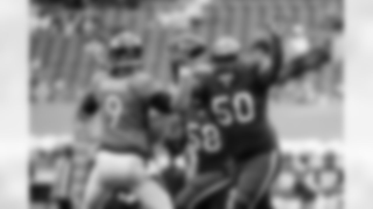 DENVER, CO - SEPTEMBER 27, 2020 - Defensive Tackle Vita Vea #50 of the Tampa Bay Buccaneers during the game between the Tampa Bay Buccaneers and Denver Broncos at Empower Field at Mile High. The Buccaneers won the game, 28-10. Photo By Kyle Zedaker/Tampa Bay Buccaneers