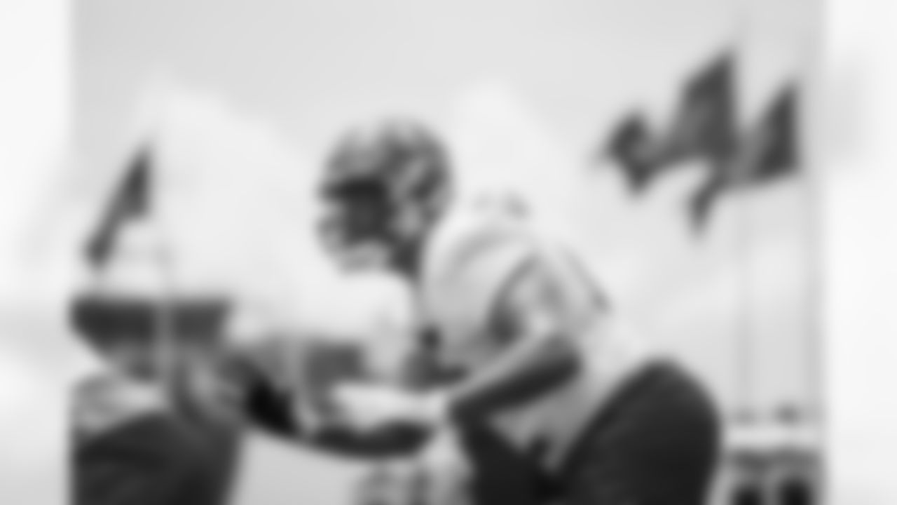 TAMPA, FL - May 14, 2022 - Offensive Lineman Dylan Cook #65 of the Tampa Bay Buccaneers during 2022 Rookie Mini Camp at AdventHealth Training Center. Photo By Tori Richman/Tampa Bay Buccaneers