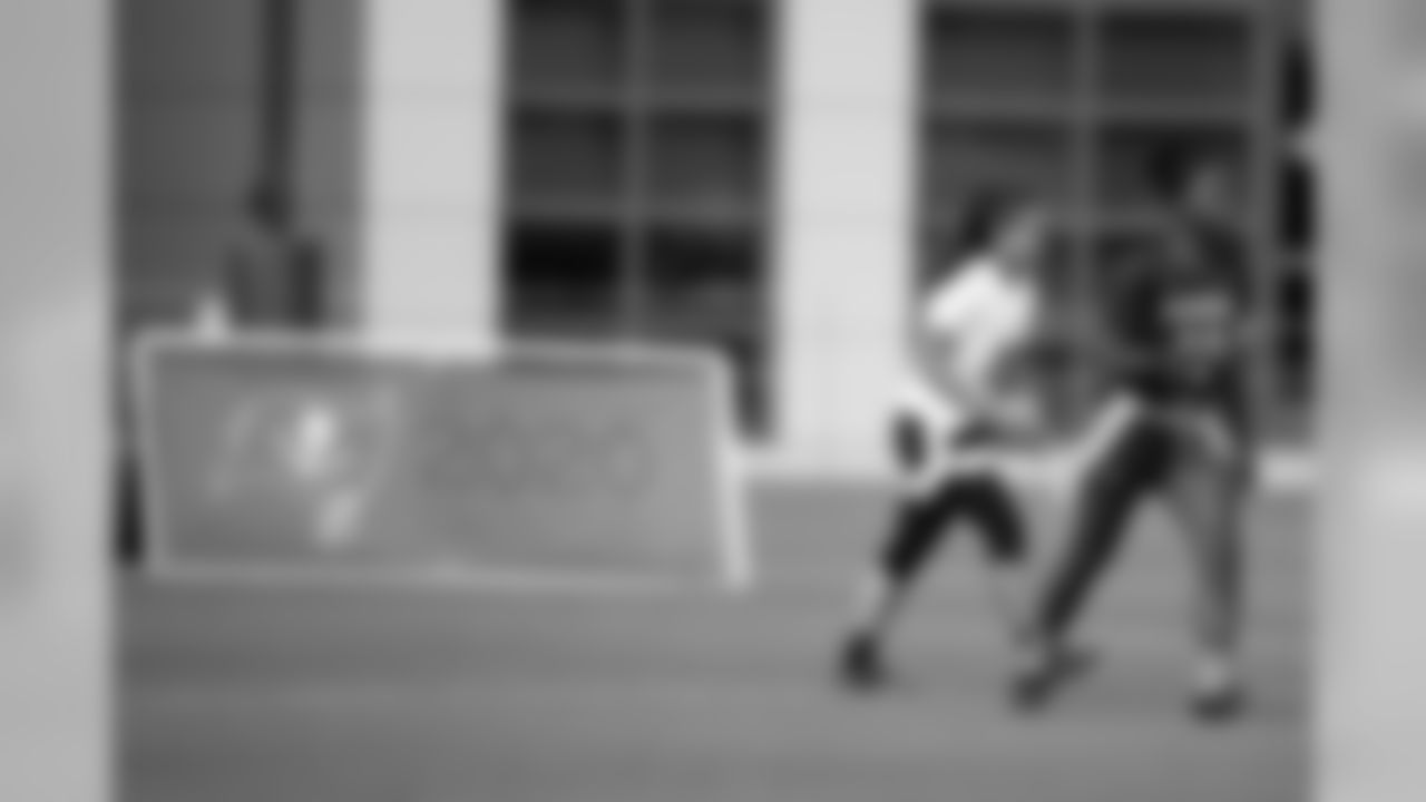 TAMPA, FL - FEBRUARY 27, 2020 - Athletes compete on Day 2 of the 2020 Girls Flag Football Preseason Classic at AdventHealth Training Center. Photo By Kyle Zedaker/Tampa Bay Buccaneers