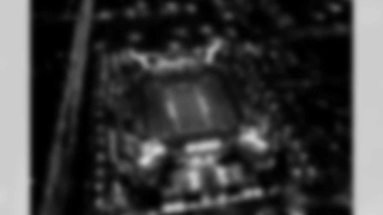 TAMPA, FL - January 16, 2023 - An aerial view before the NFC Wild Card game between the Dallas Cowboys and Tampa Bay Buccaneers. The Bucs lost the game, 31-14. Photo By Matt May/Tampa Bay Buccaneers