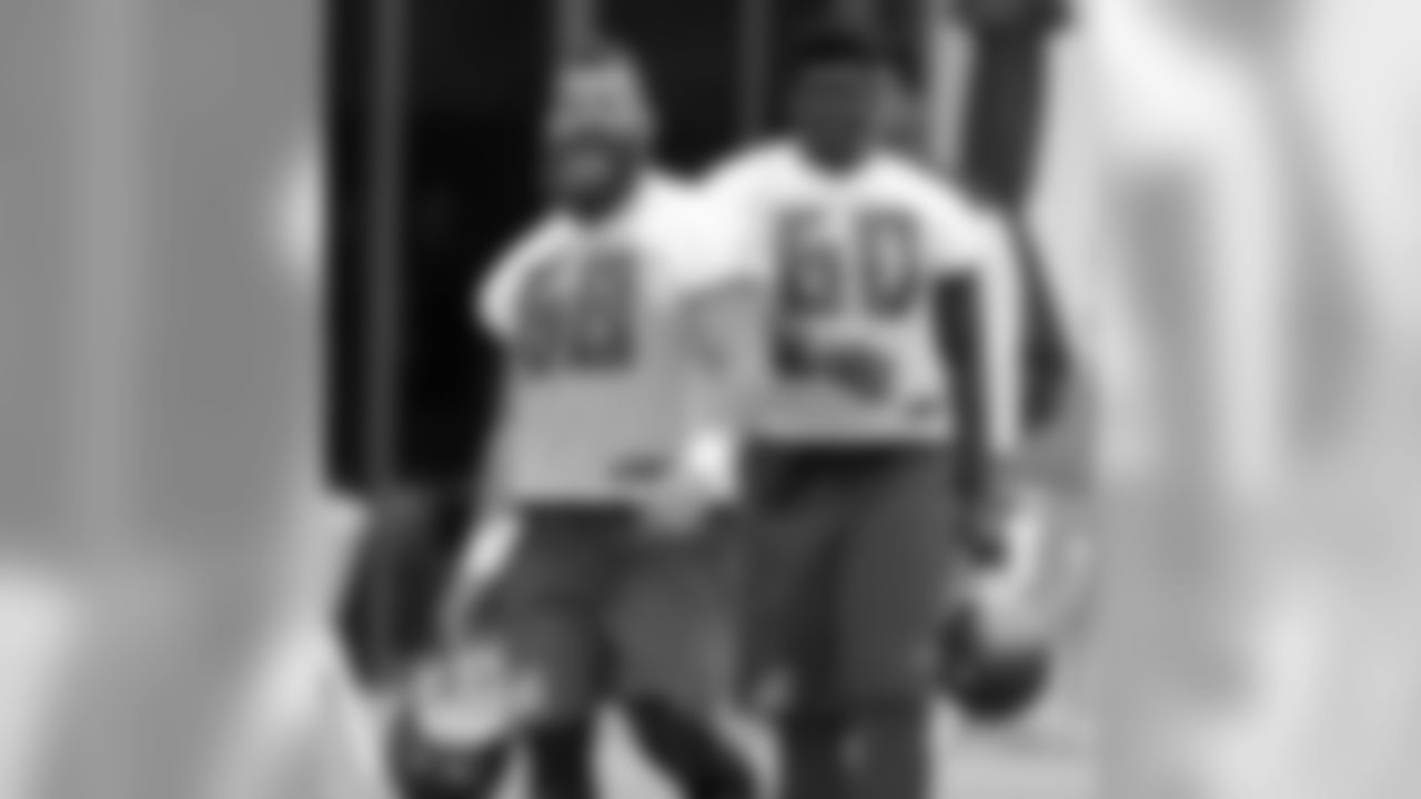 68 C Joe Hawley and #60 G Jarvis Harrison