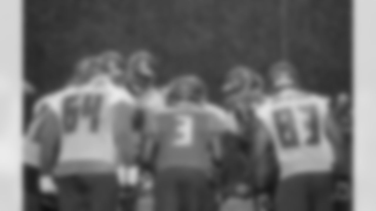OT Kevin Pamphile, QB Jameis Winston, and WR Vincent Jackson