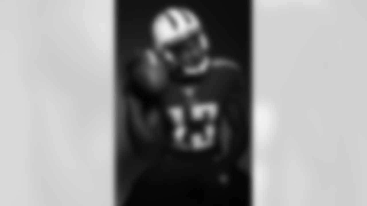 Tennessee Titans wide receiver Taywan Taylor (13) poses for a portrait during the NFLPA Rookie Premiere on Saturday, May 20, 2017 in Los Angeles. (Ben Liebenberg/NFL)