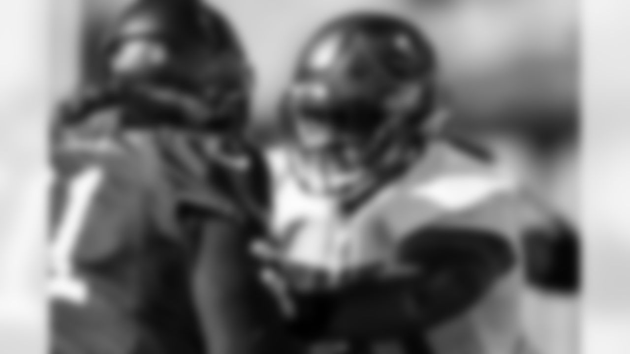 TAMPA, FL - DECEMBER 23, 2020 - Tackle Tristan Wirfs #78 of the Tampa Bay Buccaneers during practice at AdventHealth Training Center. Photo By Kyle Zedaker/Tampa Bay Buccaneers