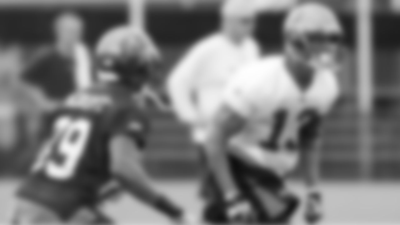 WR Joel Filani finally got a chance to practice on Monday after missing the first two weeks of camp