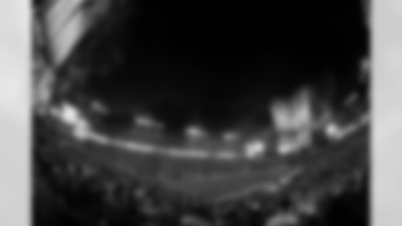 TAMPA, FL - September 09, 2021 - A general view during the Championship Celebration fireworks before the game between the Dallas Cowboys and Tampa Bay Buccaneers at Raymond James Stadium. The Buccaneers won the game, 31-29. Photo By Jason Parkhurst/Tampa Bay Buccaneers