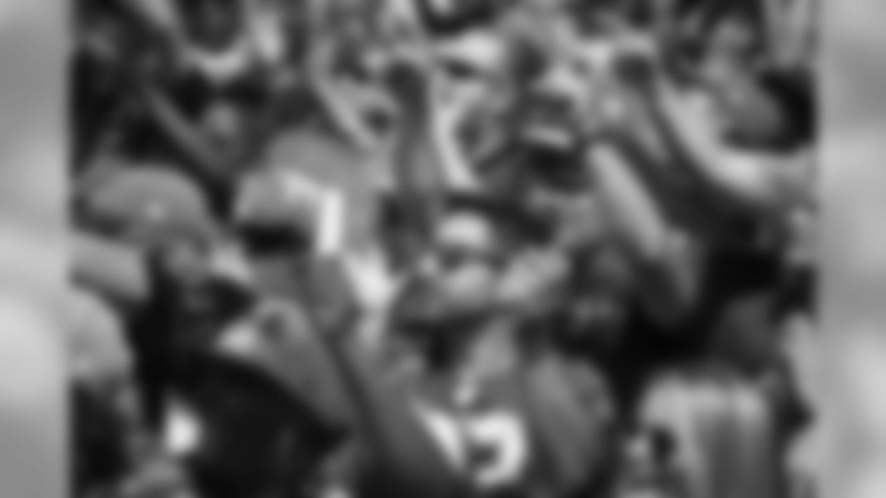 TAMPA, FL - AUGUST 28, 2018 - Fans during a fan photoshoot at Raymond James Stadium in Tampa, FL. Photo By Kyle Zedaker/Tampa Bay Buccaneers