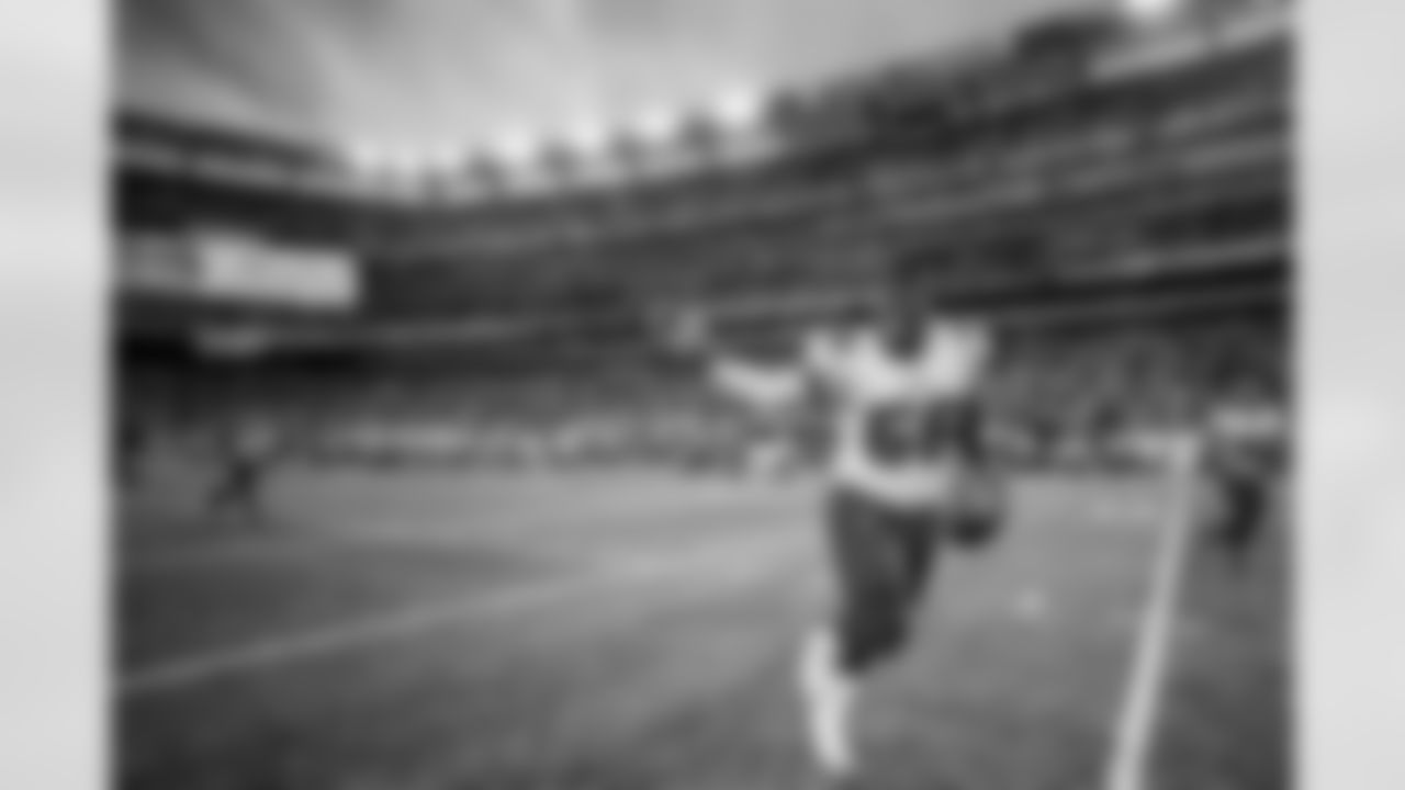 EAST RUTHERFORD, NJ - JANUARY 02, 2022 - Defensive Tackle Rakeem Nunez-Roches #56 of the Tampa Bay Buccaneers after the game between the Tampa Bay Buccaneers and New York Jets at MetLife Stadium. The Buccaneers won the game, 28-24. Photo By Tori Richman/Tampa Bay Buccaneers