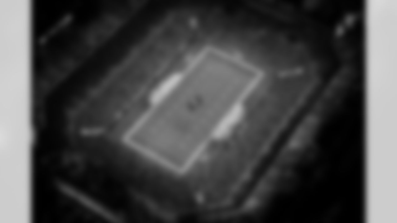 TAMPA, FL - September 09, 2021 - An aerial view during the game between the Dallas Cowboys and Tampa Bay Buccaneers at Raymond James Stadium. The Buccaneers won the game, 31-29. Photo By Will Vragovic/Tampa Bay Buccaneers
