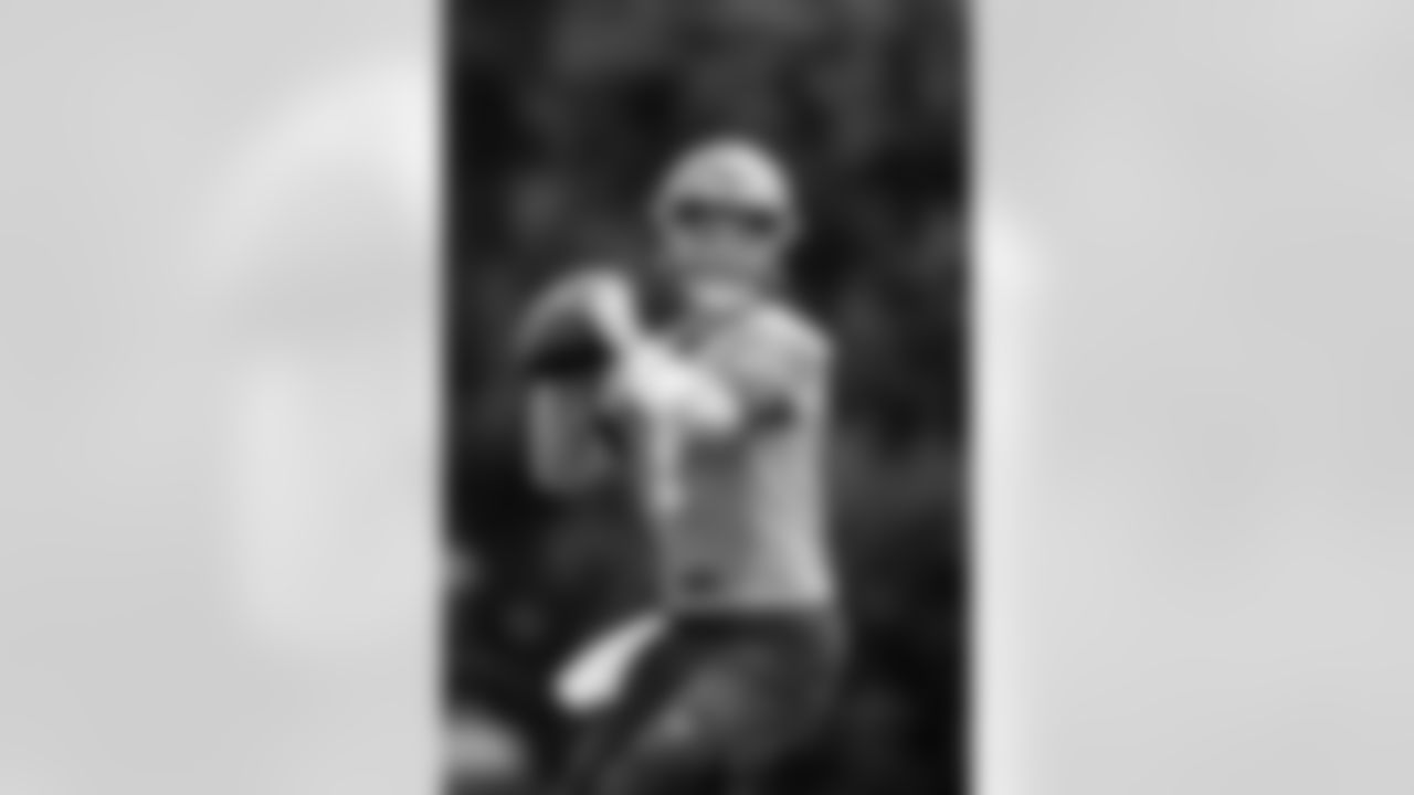 TAMPA, FL- OCTOBER 01, 2020 - Quarterback Ryan Griffin #4 of the Tampa Bay Buccaneers during practice at AdventHealth Training Center. Photo By Kyle Zedaker/Tampa Bay Buccaneers