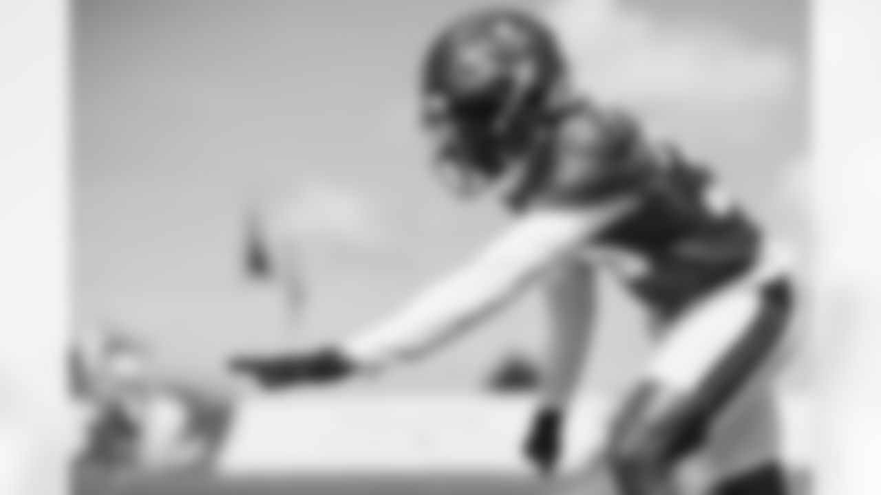 TAMPA, FL - May 24, 2023 - Cornerback Don Gardner #36 of the Tampa Bay Buccaneers during OTAs at AdventHealth Training Center. Photo By Tori Richman/Tampa Bay Buccaneers