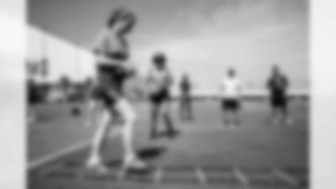 TAMPA, FL - AUGUST 06, 2021 - Members of Special Olympics during Community Impact day after 2021 Training Camp practice at AdventHealth Training Center. Photo By Tori Richman/Tampa Bay Buccaneers
