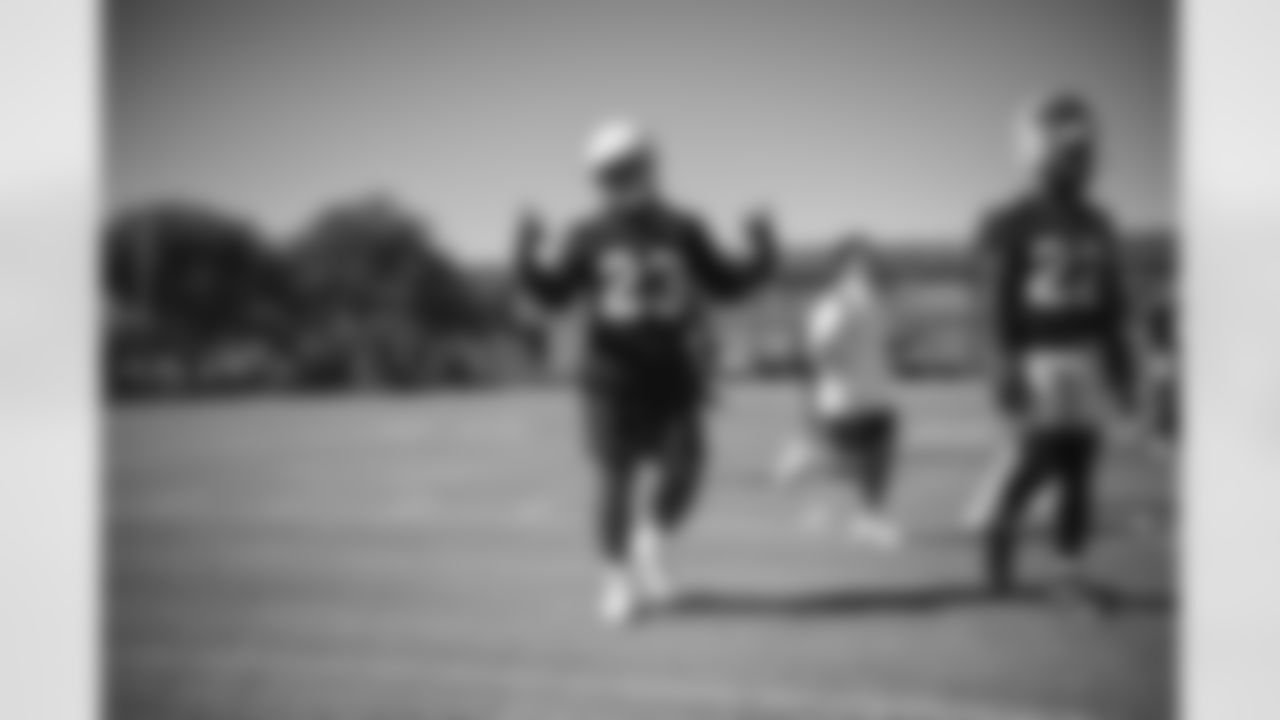 Arizona Cardinals running back Corey Clement (23) during practice at the Dignity Health Sports Complex on Wednesday, October 26, 2022 in Tempe, AZ.