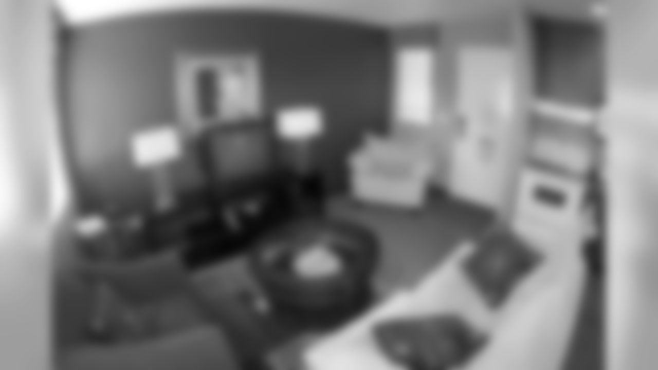 The living room before transformation