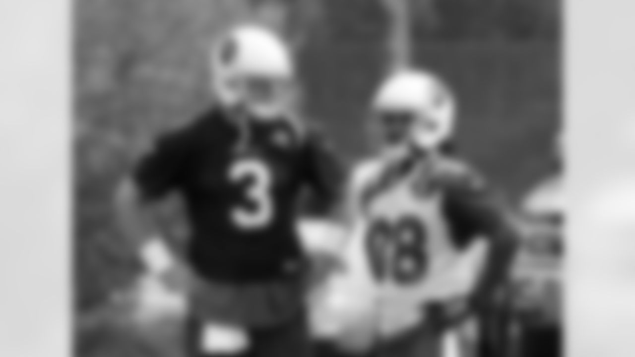 QB Carson Palmer (left) with RB Andre Ellington