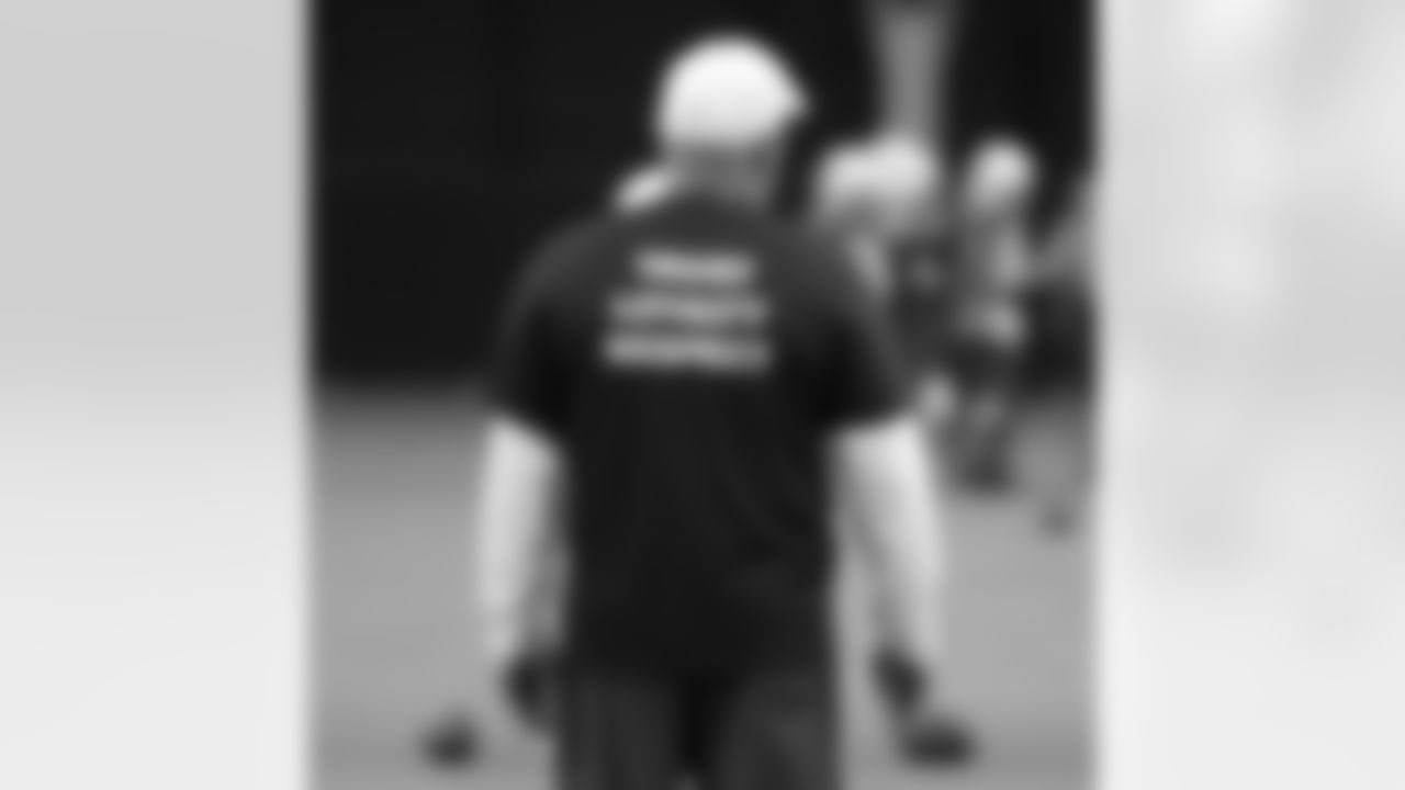 Bruce Arians sports this year's mantra