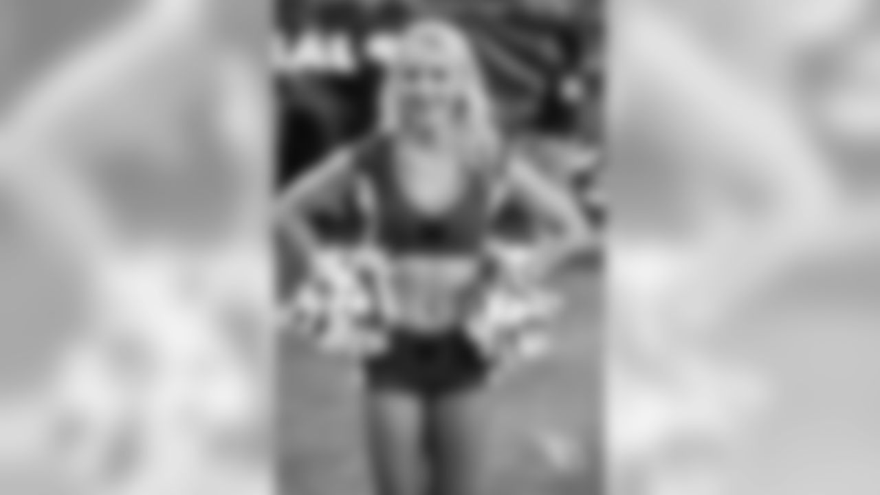 Images of Cardinals cheerleader Melody during the 2019 season