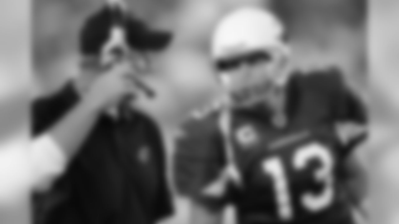 Warner with then-coach Ken Whisenhunt