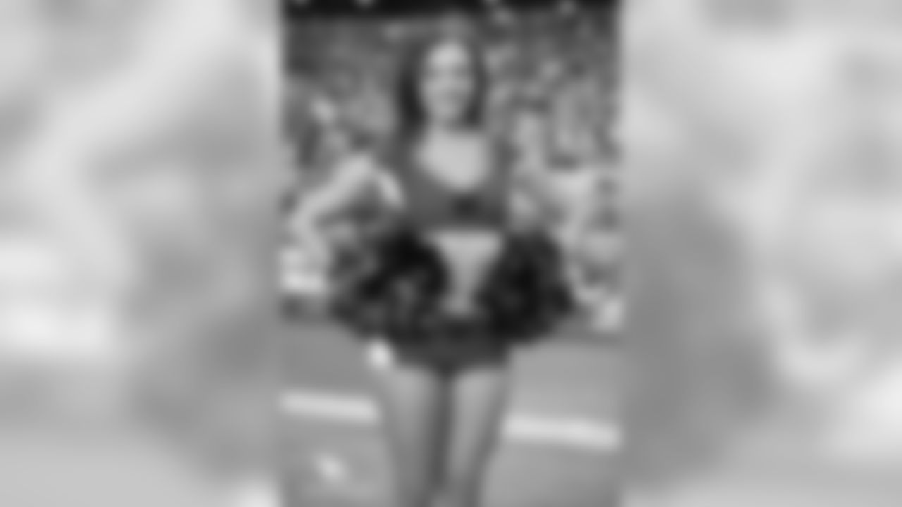 Images of Cardinals cheerleader Brittni during the 2018 season
