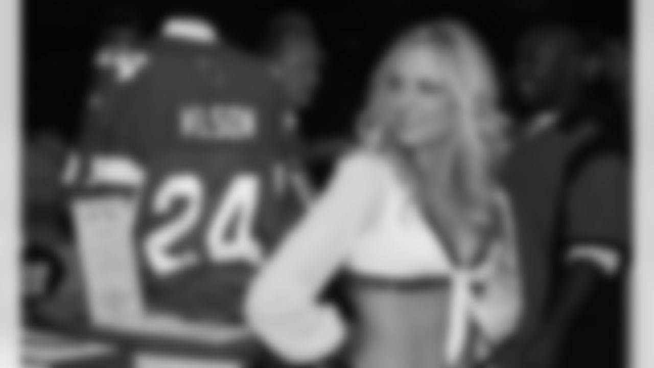 A Wilson jersey in the auction (cheerleader not included)