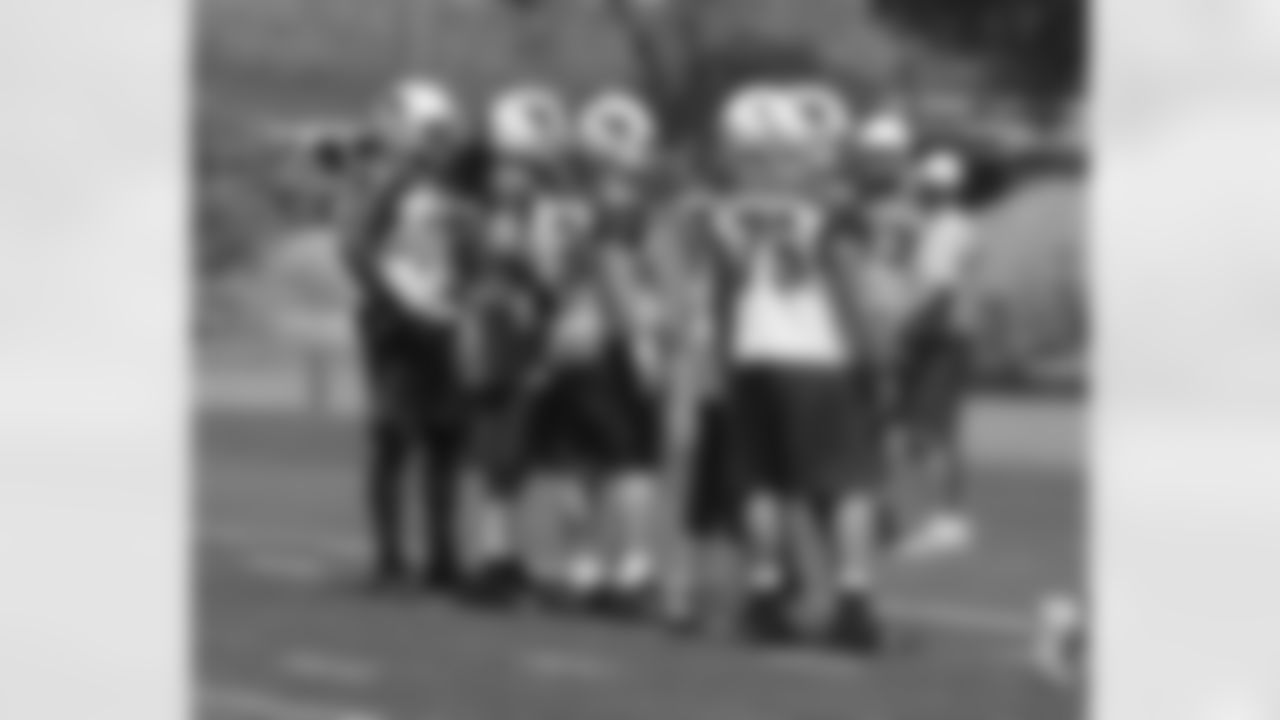 The first-string offensive line
