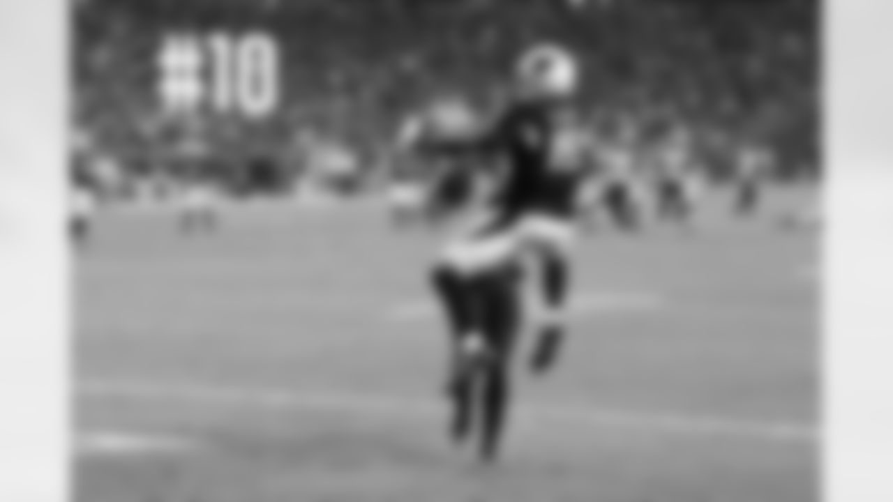 WR Michael Floyd draws a pass interference penalty in the end zone