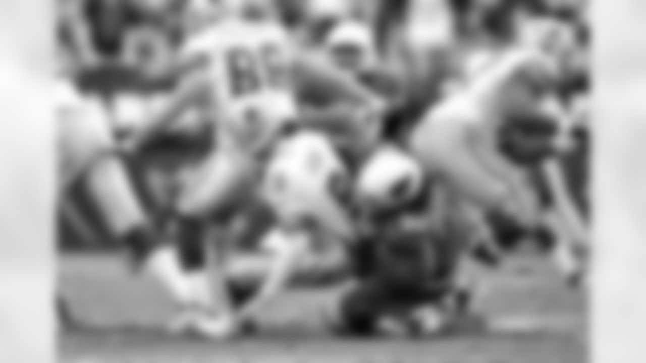 2011 vs. Cowboys: Darnell Dockett brings down Tony Romo.