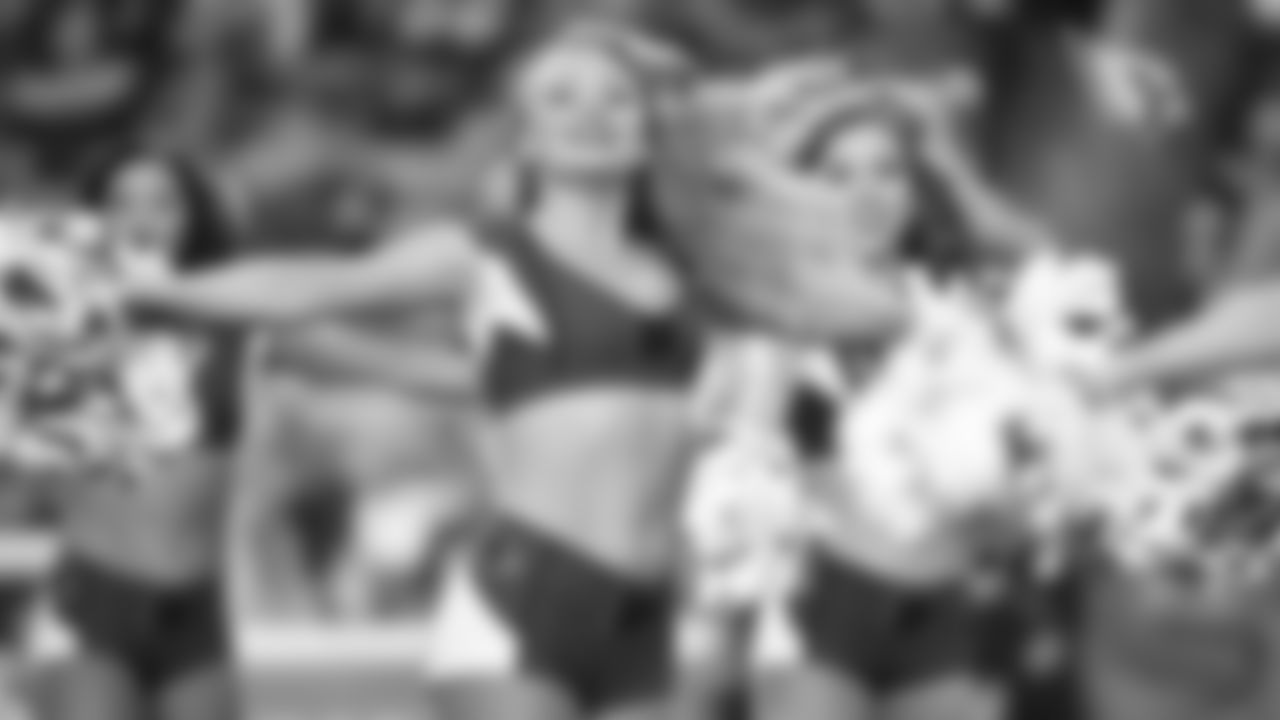 Images of Cardinals cheerleader Danielle from the 2019 season