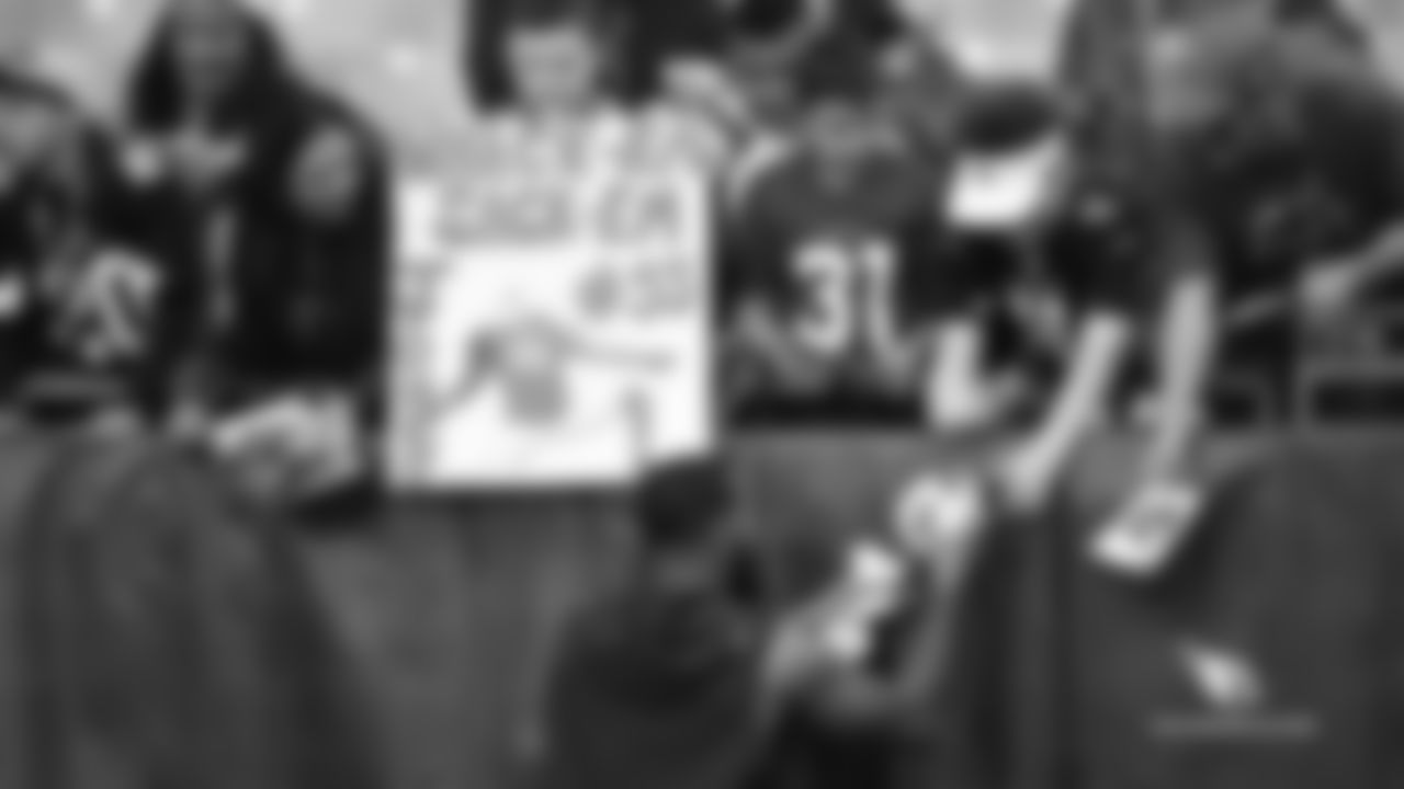 Images of Cardinals fans during the Week 16 contest at State Farm Stadium