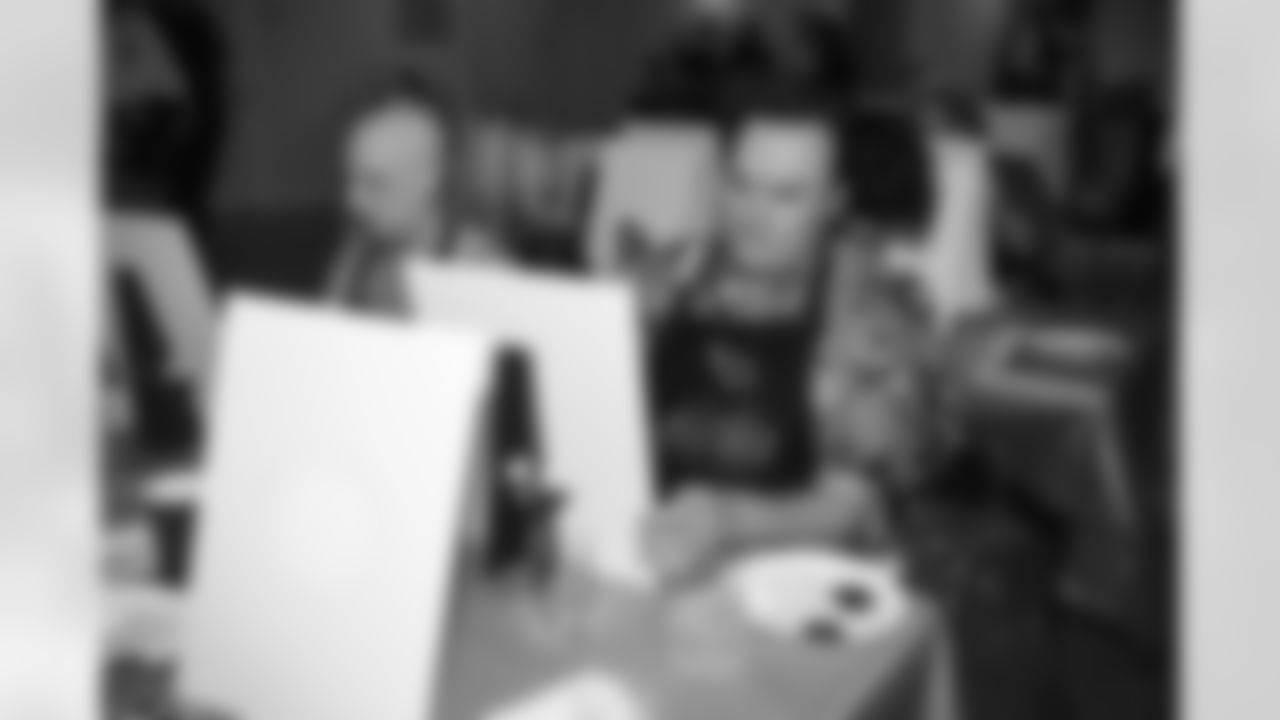 The Arizona Cardinals host a Paint and Sip night for cancer survivors as part of a Crucial Catch celebration on Tuesday, Oct. 3, 2023 in Scottsdale, AZ.