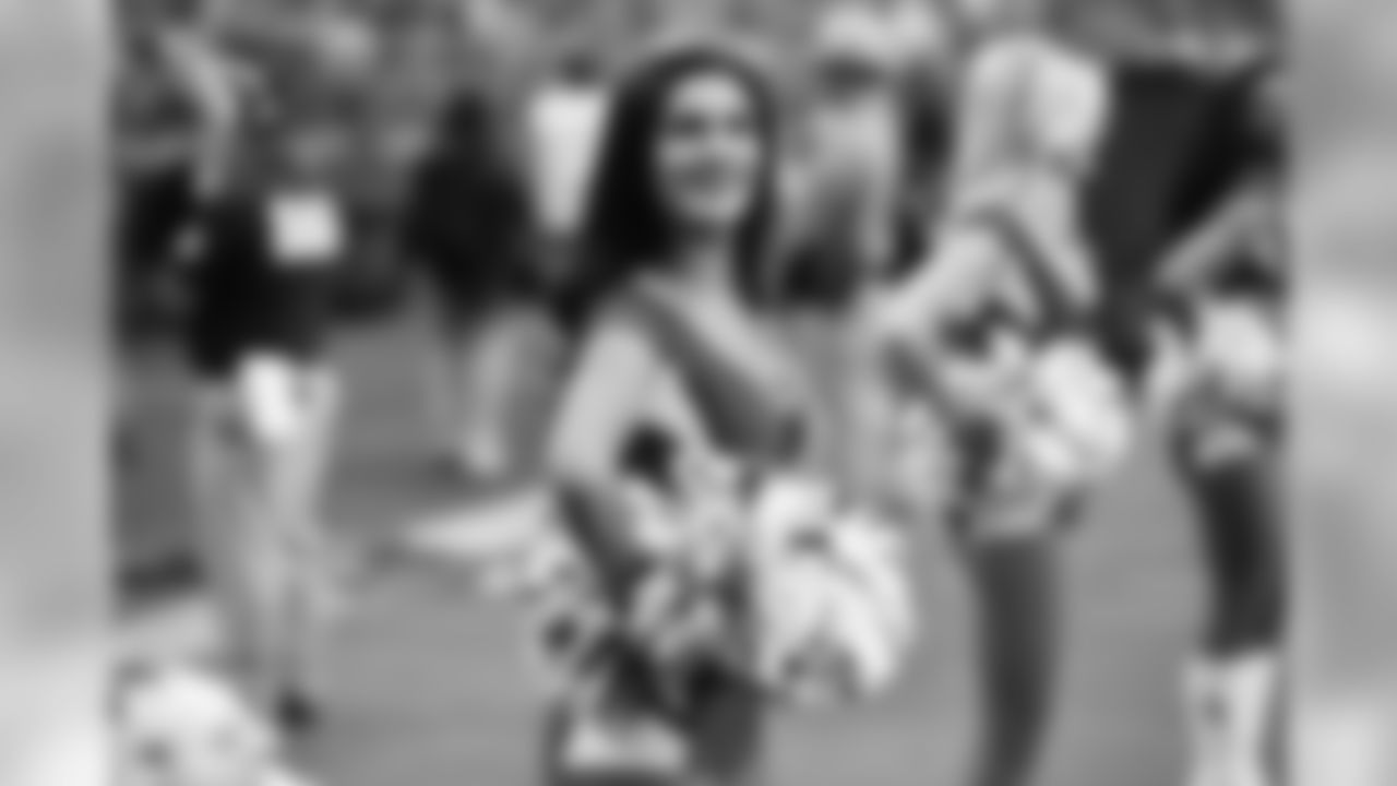 Images of Cardinals cheerleader Vanessa during the 2019 season