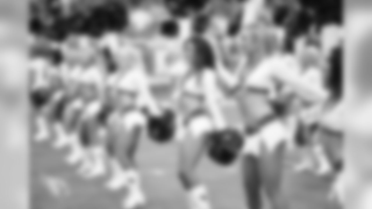 Images of the Cardinals cheerleaders from halftime and other moments at the home opener