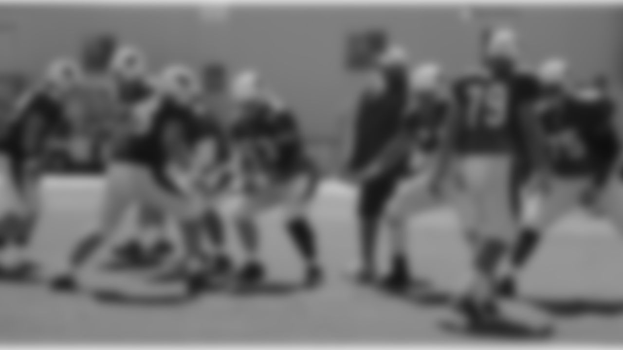 Offensive line work