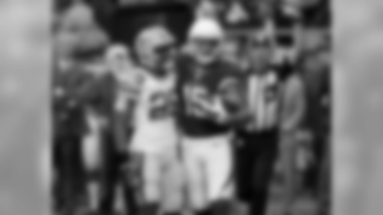 WR Michael Floyd with Packers CB Casey Hayward