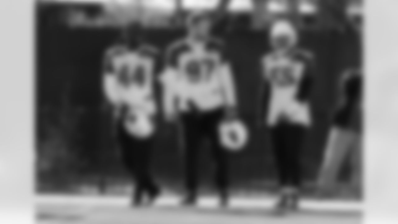 From left: LB Markus Golden, DT Josh Mauro, LB Sean Weatherspoon