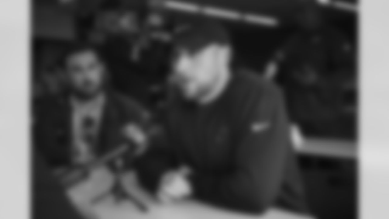 Arizona Cardinals Defensive Coordinator Nick Rallis meets with the media on Thursday, March 9, 2023 in Tempe, AZ.