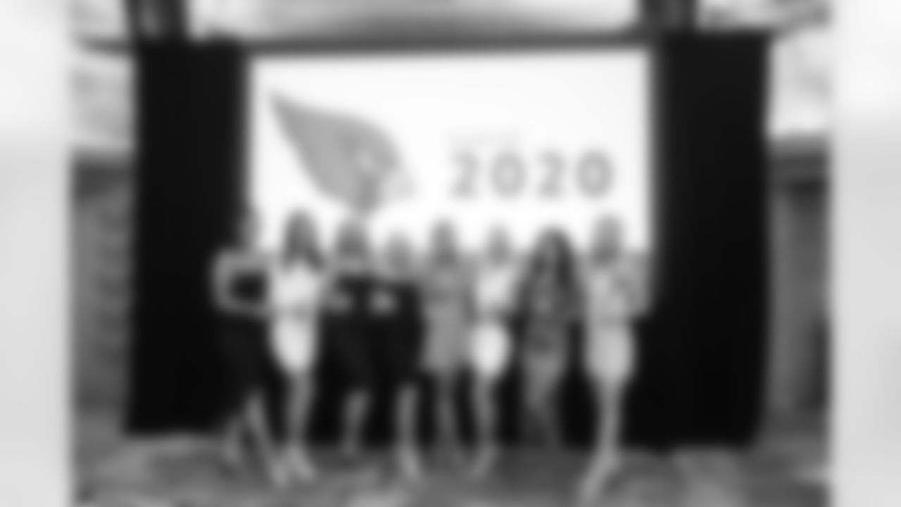 Images of the Cardinals cheerleaders during their end-of-season banquet at the Arizona Biltmore in Phoenix.