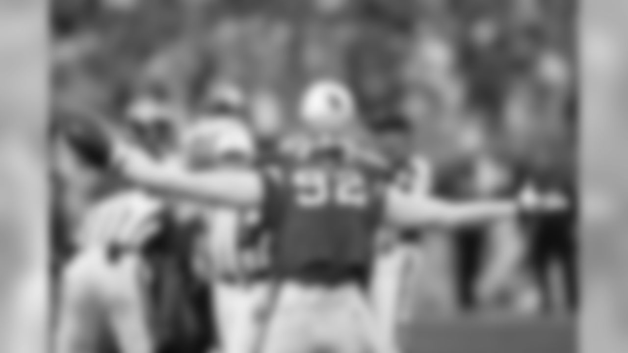 DE Bertrand Berry celebrates a big play