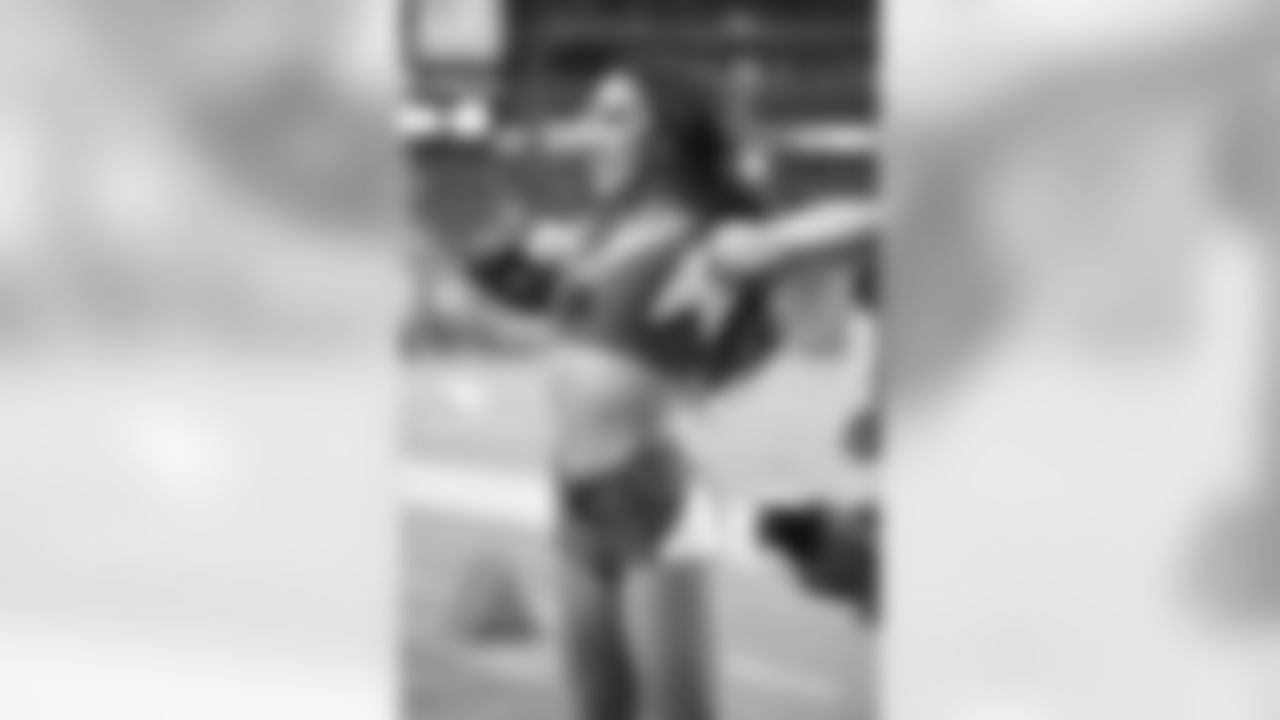 Images of Cardinals cheerleader Darian from the 2018 season