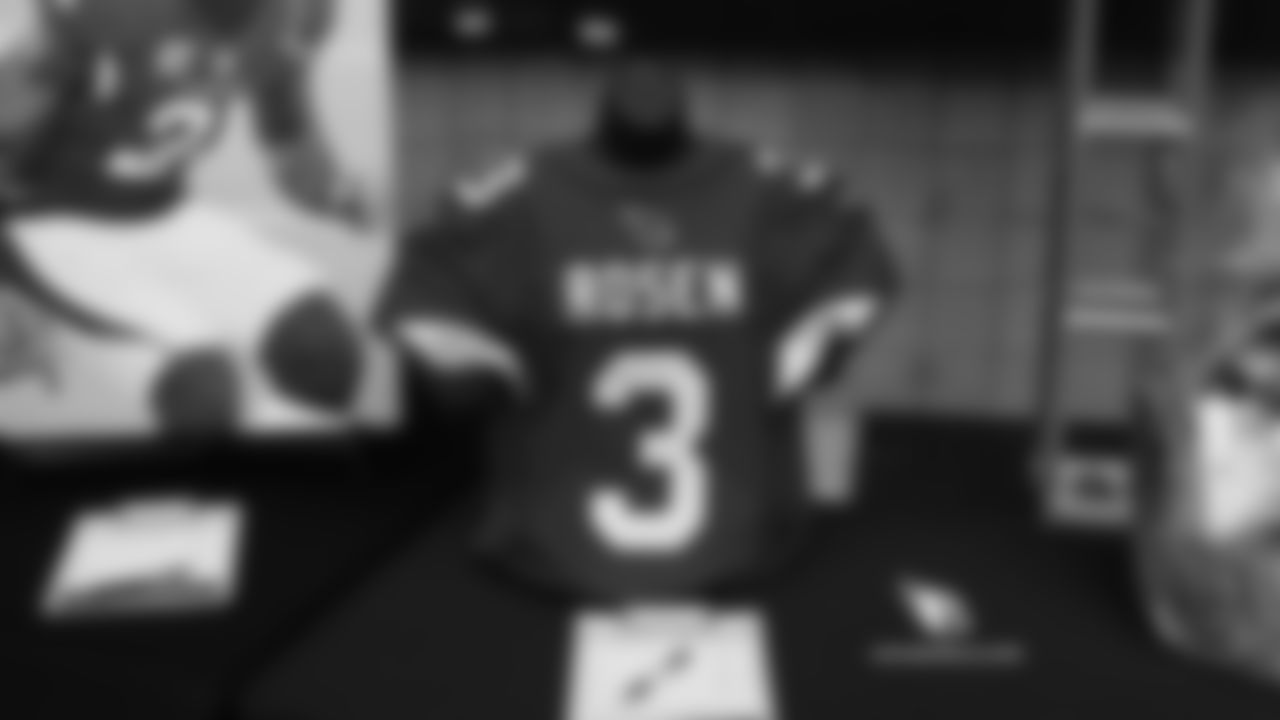 A Josh Rosen jersey available at the silent auction