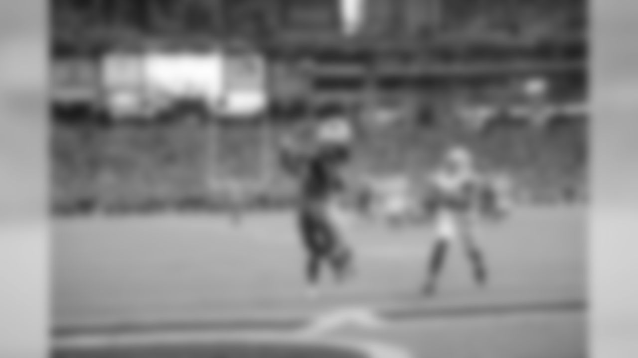 Week 12: WR Larry Fitzgerald catches his second touchdown pass against the Colts.