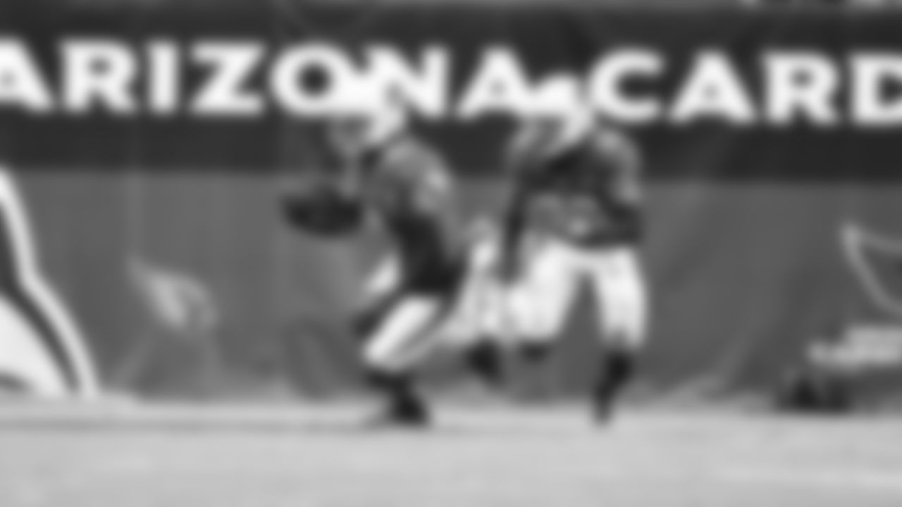 CB Patrick Peterson snags an interception.