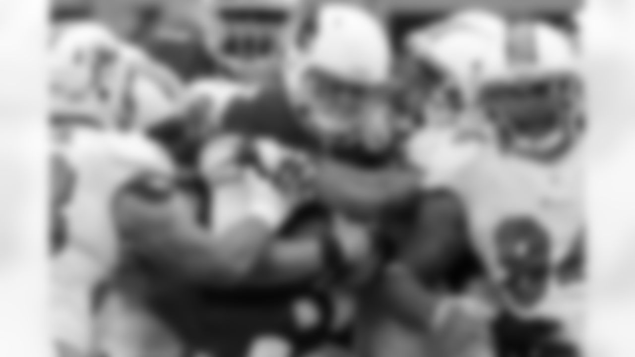 2012: QB Kevin Kolb gets sacked by Miami